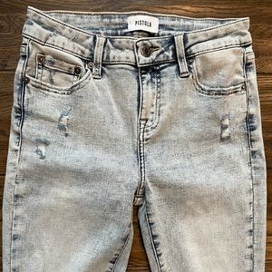Pistola Audrey Mid Rise Skinny in Lush